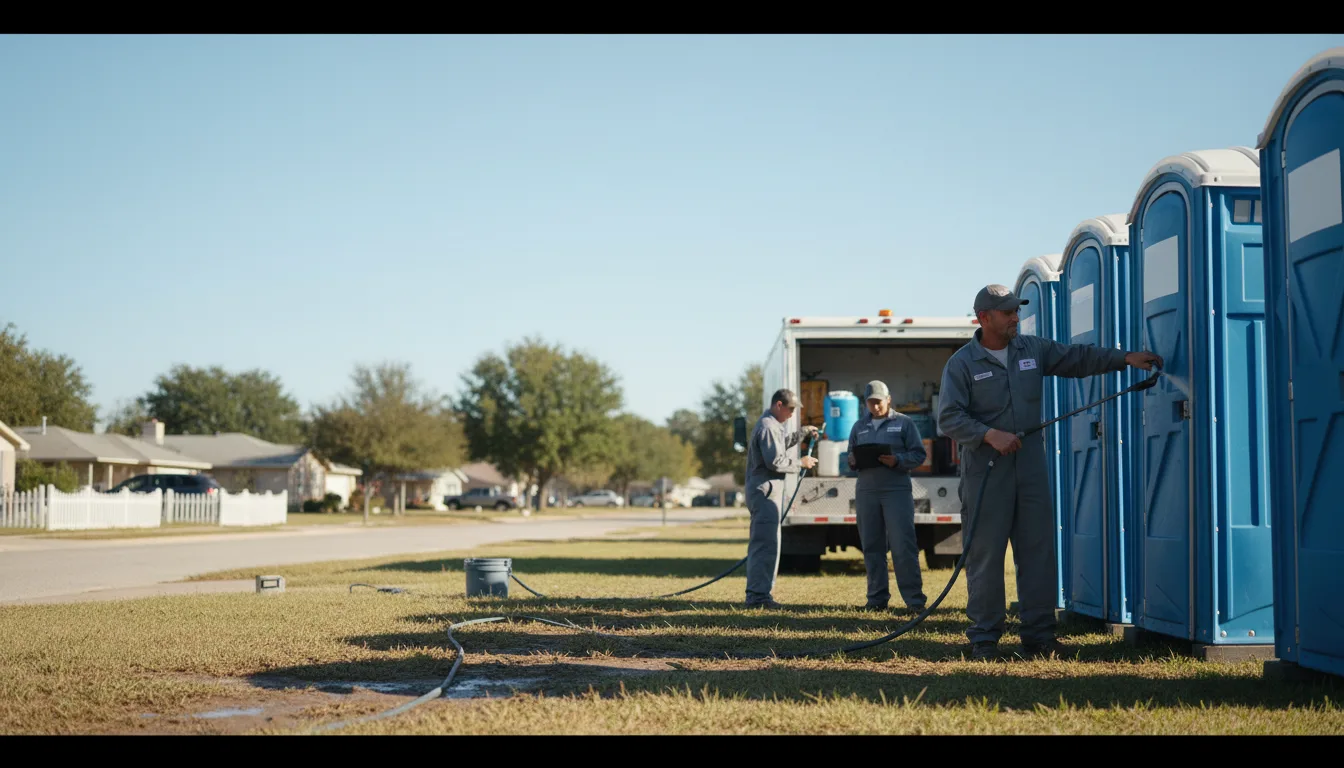 Long-Term Portable Toilet Rental in Delaware near me
